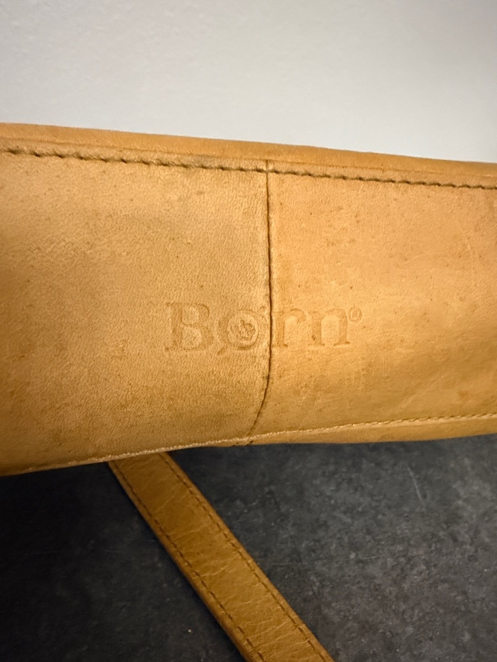 Born Tan Floral Tooled Leather Crossbody - Picture 3 of 12